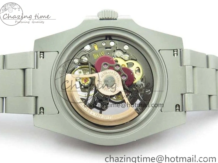 0522 Submariner 116610 Andrea Pirlo Sandblasted ROF Best Edition Carbon Bezel on Skeleton DIal SA TimelessDesign 2789